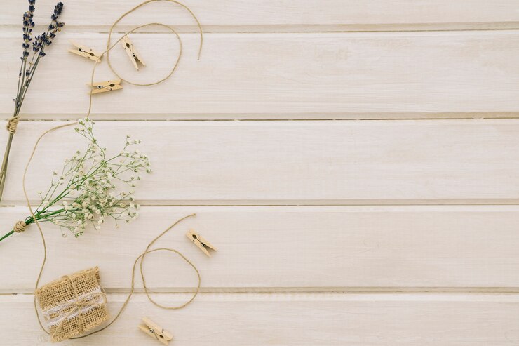 Foto grátis ornamentos de casamento e espaço para cópia
