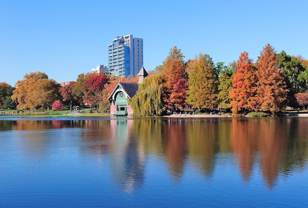 Outono do Central Park de Nova York