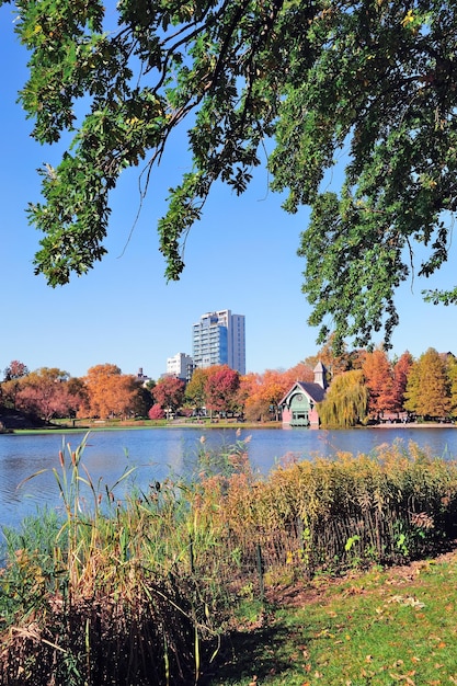 Outono do Central Park de Nova York