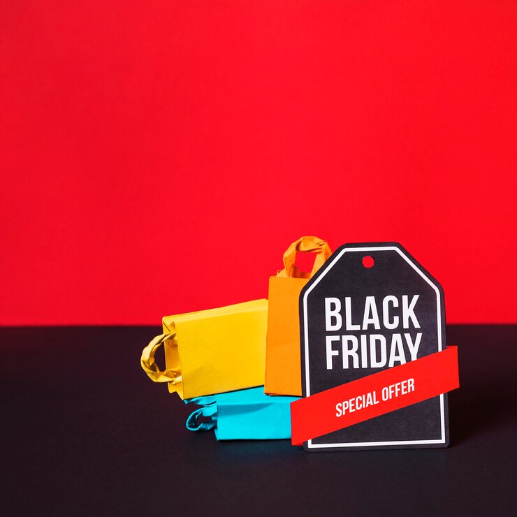 Foto grátis pacotes de compras coloridos perto de sinal