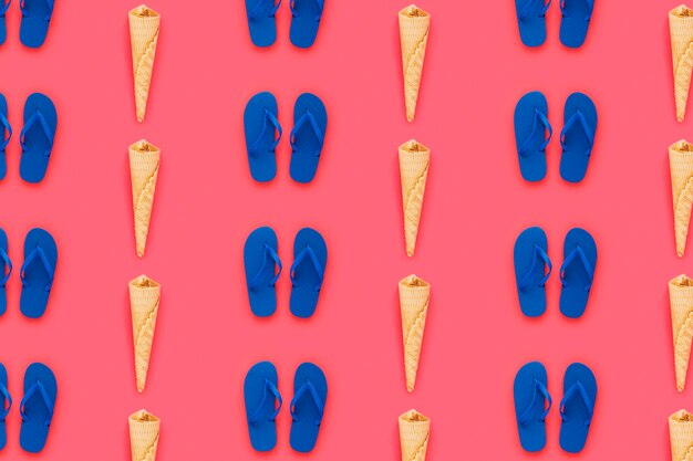 Padrão de flip flop para o verão