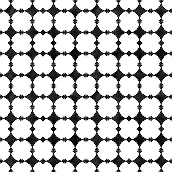 Padrão sem emenda geométrico abstrato. arte aquarela monocromática minimalista em preto e branco com formas e figuras simples. textura xadrez em aquarela. impressão para têxteis, papel de parede, embalagem