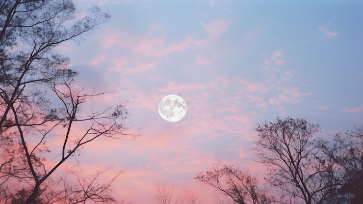 Foto grátis paisagem abstrata com vista fotorrealista da lua
