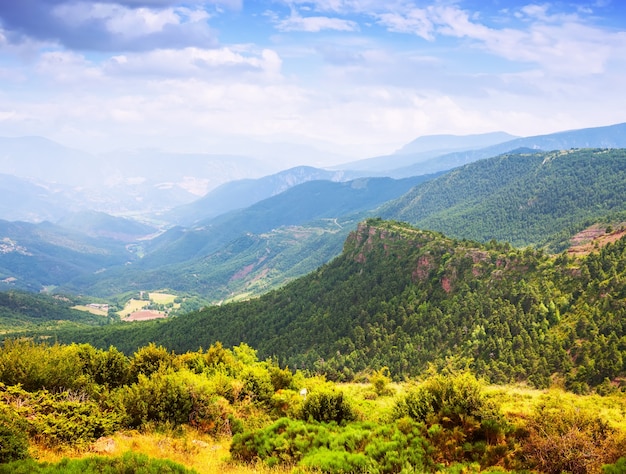 Paisagem das Montanhas dos Pirenéus