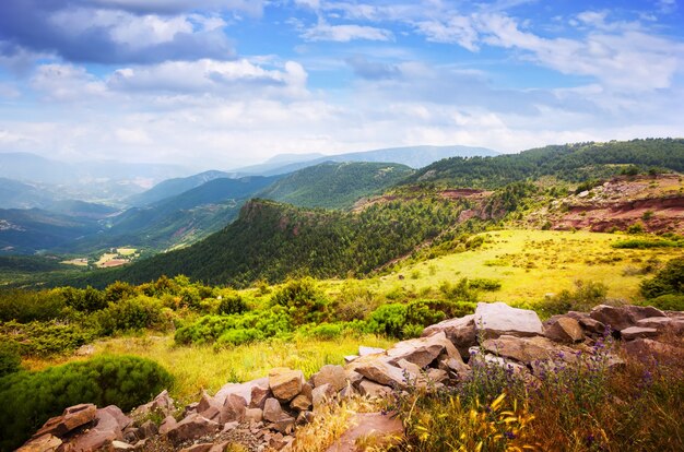 Paisagem das Montanhas dos Pirenéus