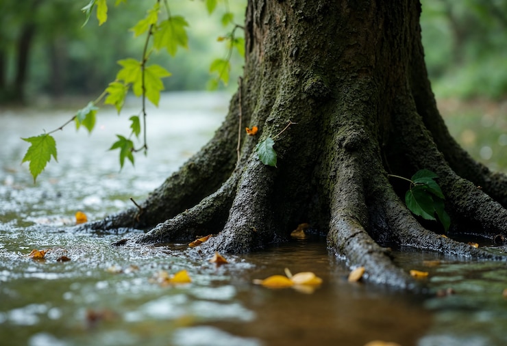 Foto grátis paisagem de desastres naturais