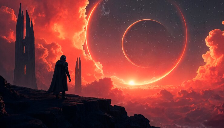 Foto grátis paisagem de fantasia científica