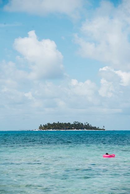 Paisagem de ilha de tiro