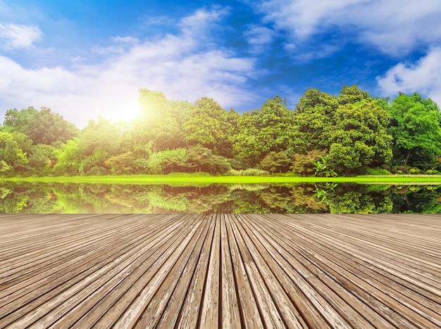 Paisagem de montanhas leves produtos naturais parques ensolarado