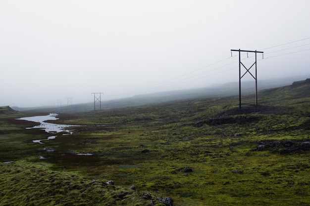 Foto grátis paisagem de névoa