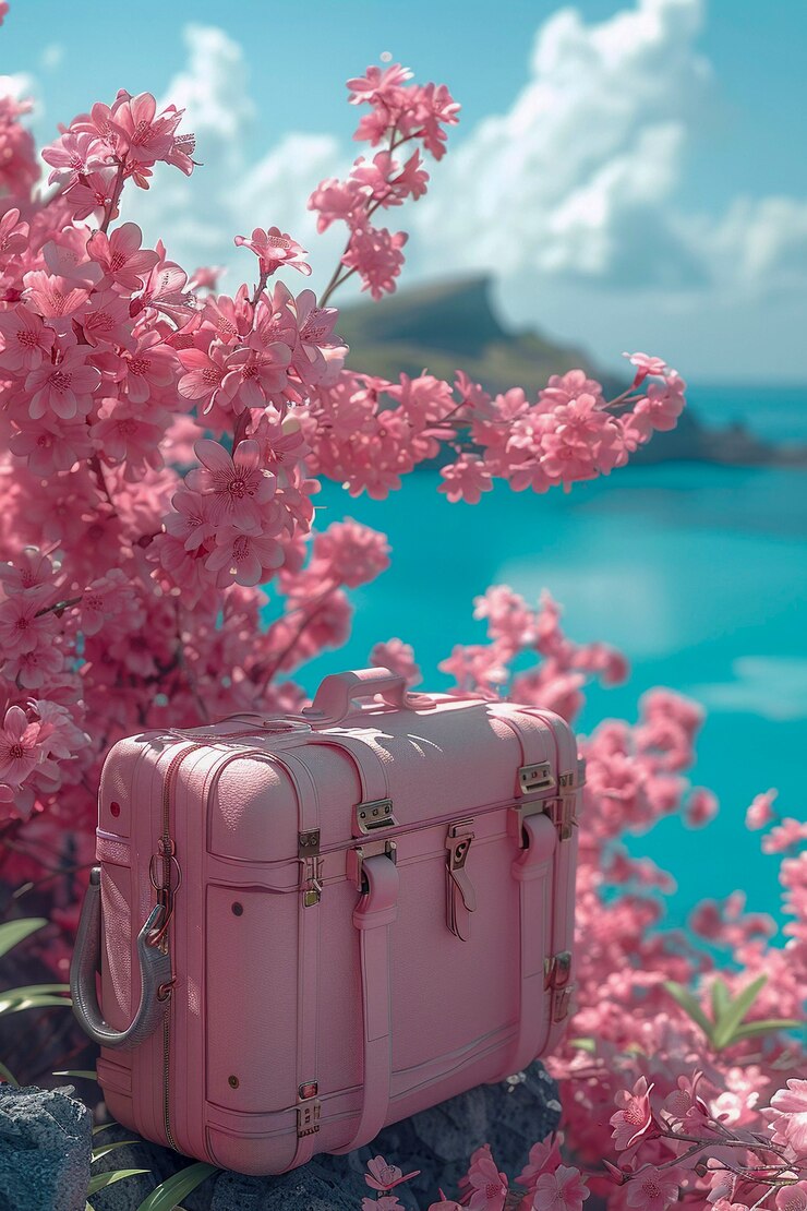 Paisagem de viagem em estética de sonho