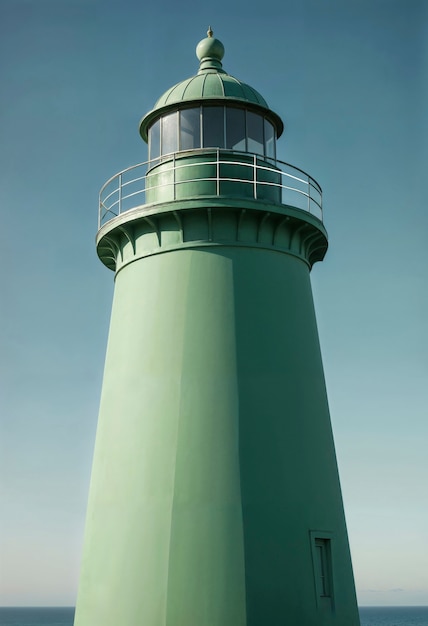 Foto grátis paisagem marinha com farol