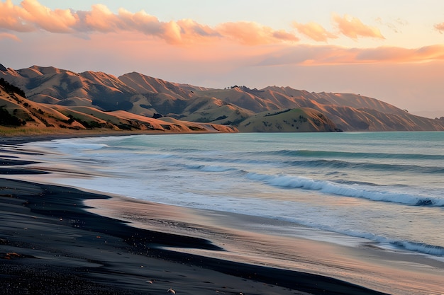 Foto grátis paisagem natural marítima com vista idílica da água