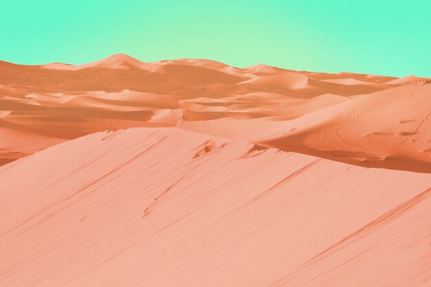 Paisagem pop brilhante e colorida