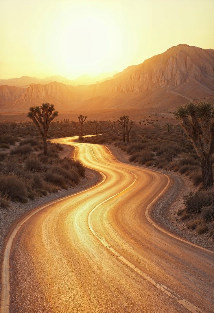 Foto grátis paisagem rodoviária vazia durante o dia