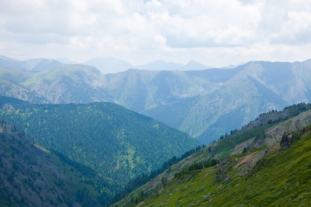 Paisagem simples das montanhas