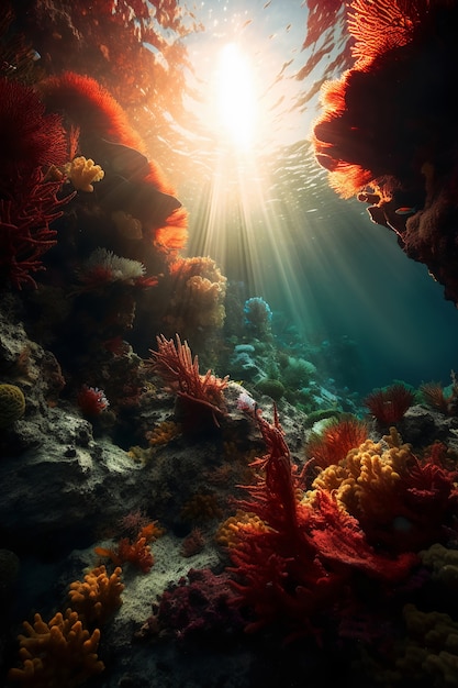 paisagem submarina