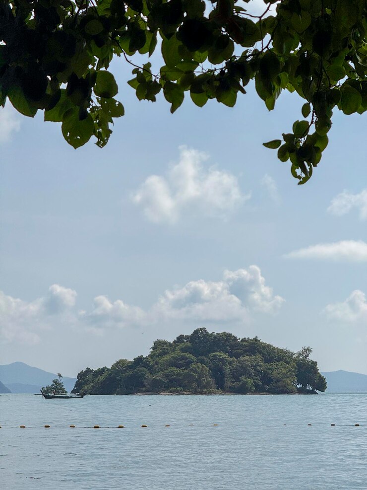 Foto grátis paisagem tropical e praia com areia dourada e ondas azuis do mar