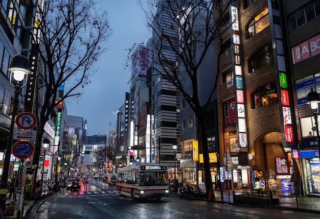 Paisagem urbana da cidade do japão