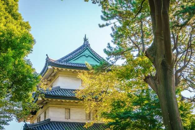 Palace bela Imperial em Tóquio, Japão