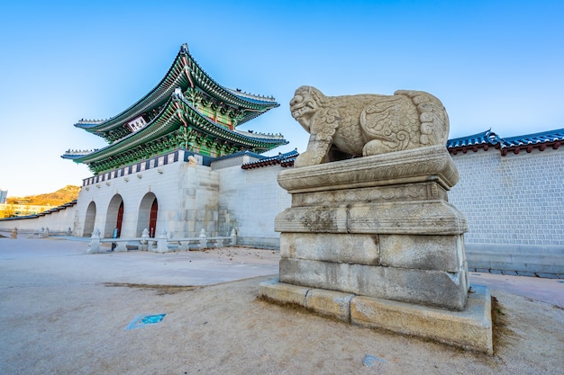 Foto grátis palácio gyeongbokgung