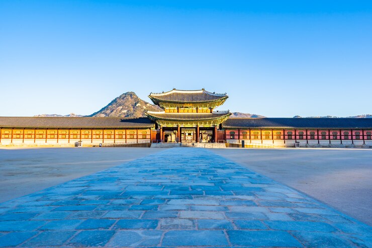 Foto grátis palácio gyeongbokgung