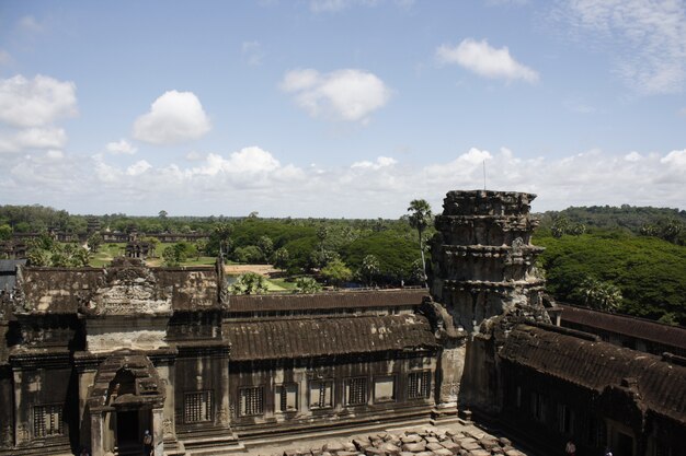 Foto grátis palácios de anckor, siem reap, camboda. lindo paraíso.