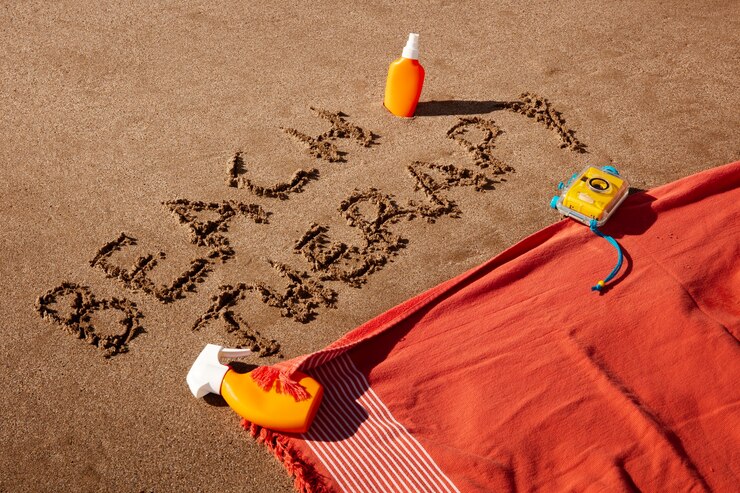 Foto grátis palavras na areia sobre o verão
