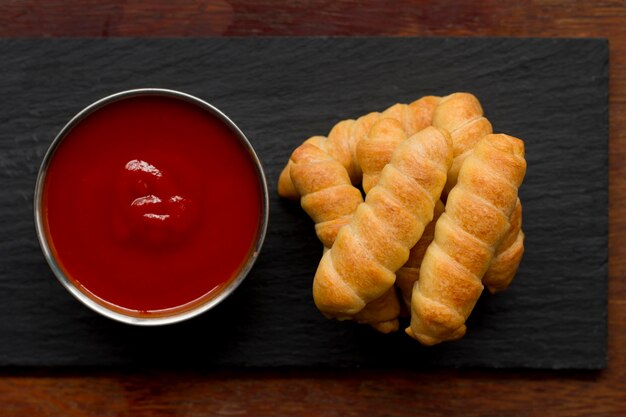 Palitos de queijo venezuelano tradicional