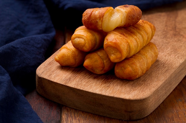 Palitos de queijo venezuelano tradicional