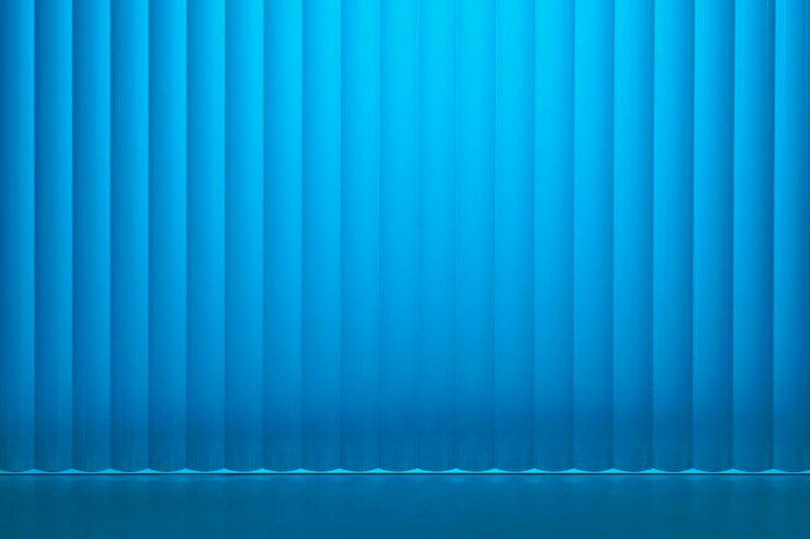 Foto grátis pano de fundo azul do produto com vidro estampado