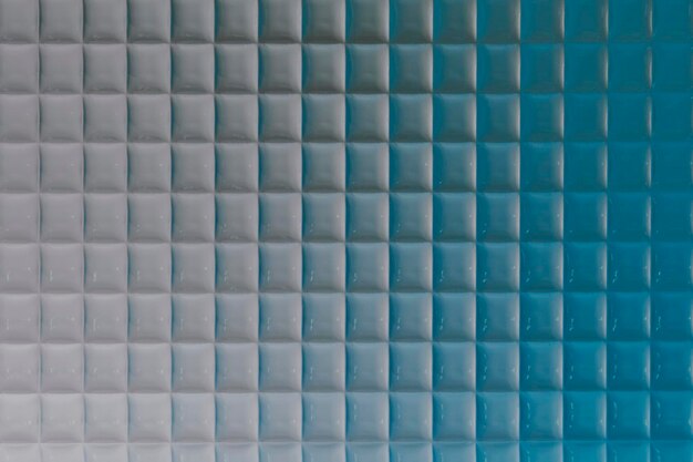 Pano de fundo azul do produto com vidro estampado