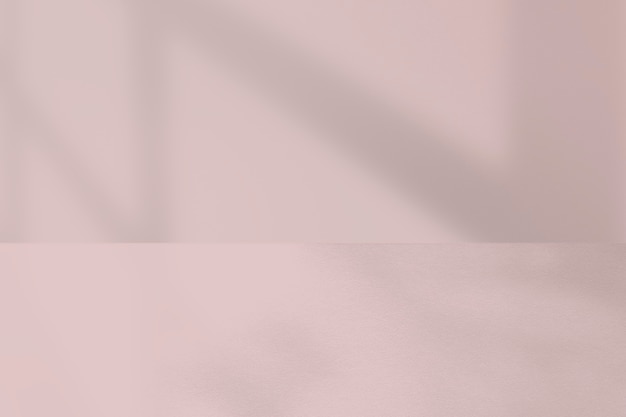 Pano de fundo de produto rosa com sombra