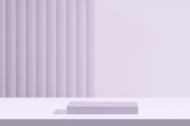 Pano de fundo roxo do produto com espaço de design