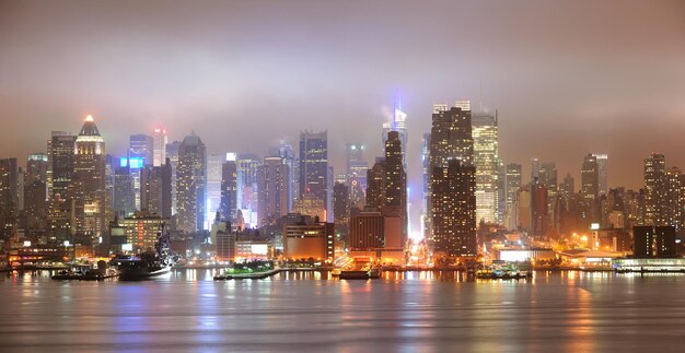 Foto grátis panorama da cidade de nova york