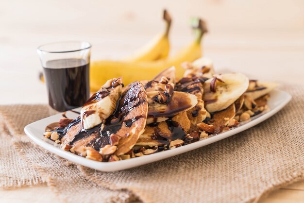 Panqueca de banana amêndoa