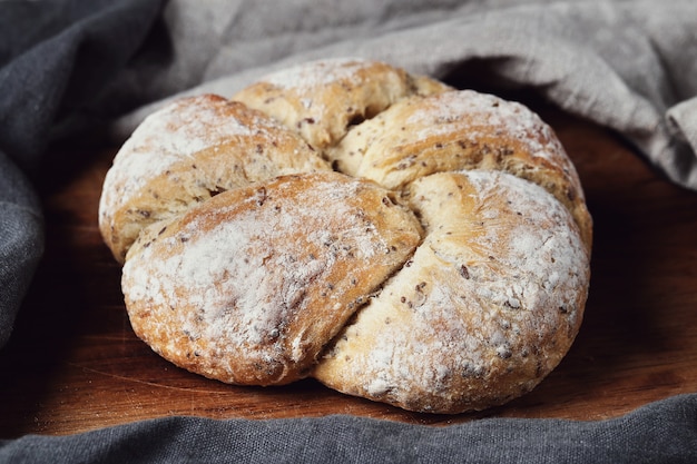 Pão caseiro delicioso