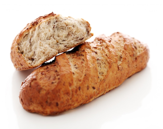 Foto grátis pão crocante caseiro com grãos