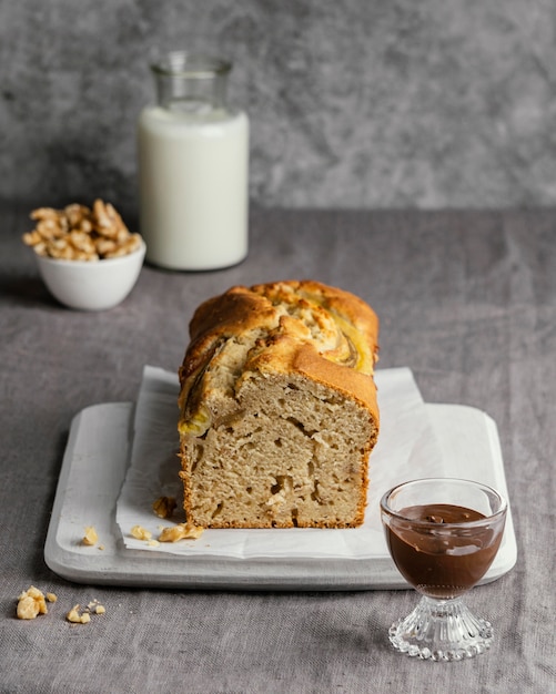 Pão de banana delicioso