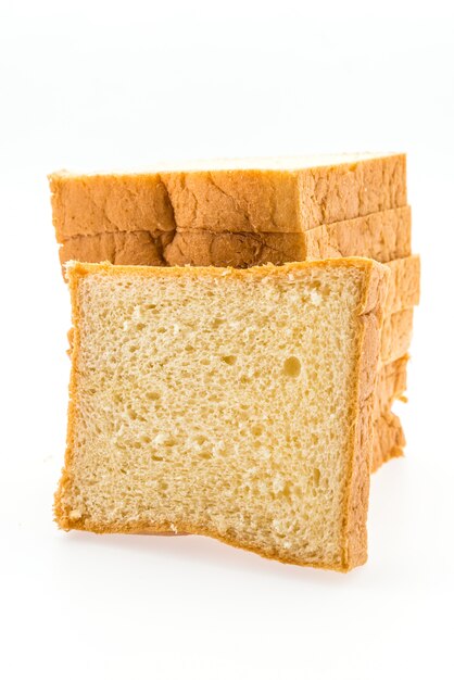 Pão isolado no branco