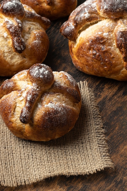 Pão tradicional de composição morta