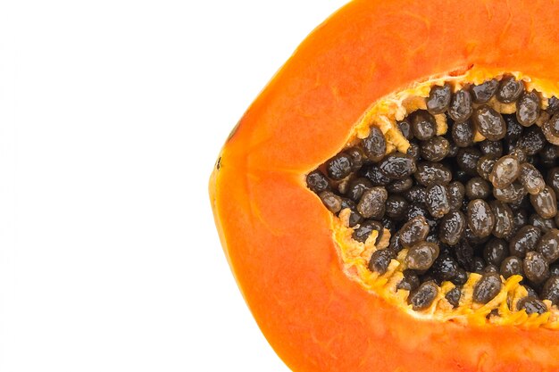 papaya saborosa cor suculento maduro