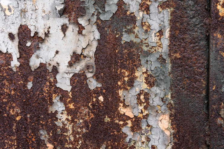 Foto grátis papel de parede abstrato de superfície metálica