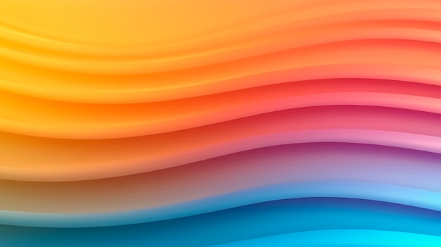 Papel de parede colorido 2D abstrato com gradientes granulados