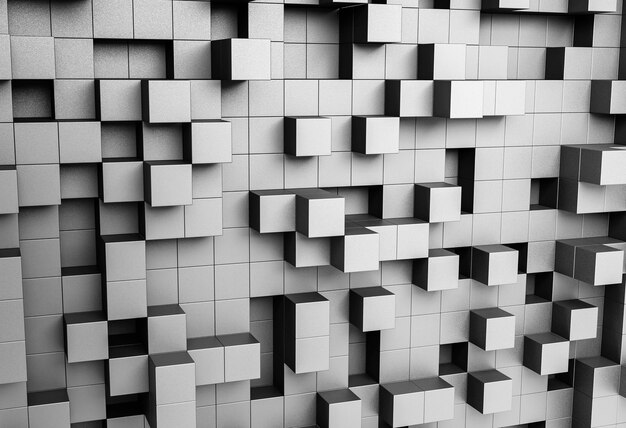 Papel de parede criativo com formas geométricas