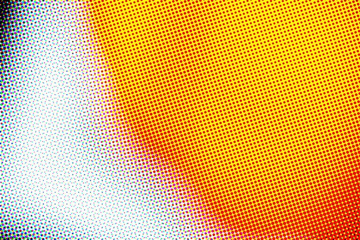 Foto grátis papel de parede de fundo artístico com efeito de meio-tom colorido