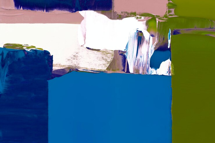 Foto grátis papel de parede de fundo com tinta azul, arte texturizada abstrata com cores misturadas