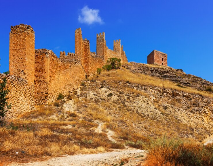 Foto grátis parede antiga da fortaleza