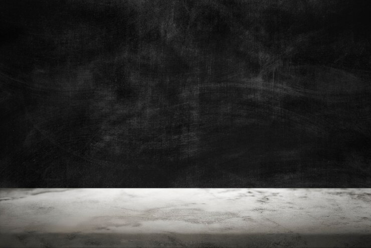 Foto grátis parede de cimento escuro com fundo de produto de piso de mármore branco