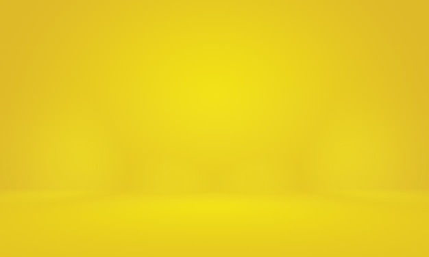 Parede de estúdio gradiente amarelo ouro de luxo abstrato bem usado como backgroundlayoutbanner e pres de produto